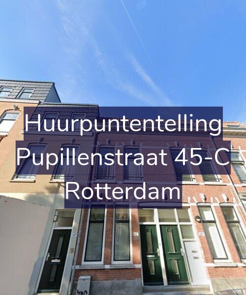 Foto gevel Huurpuntentelling voor Pupillenstraat 45-C, Rotterdam