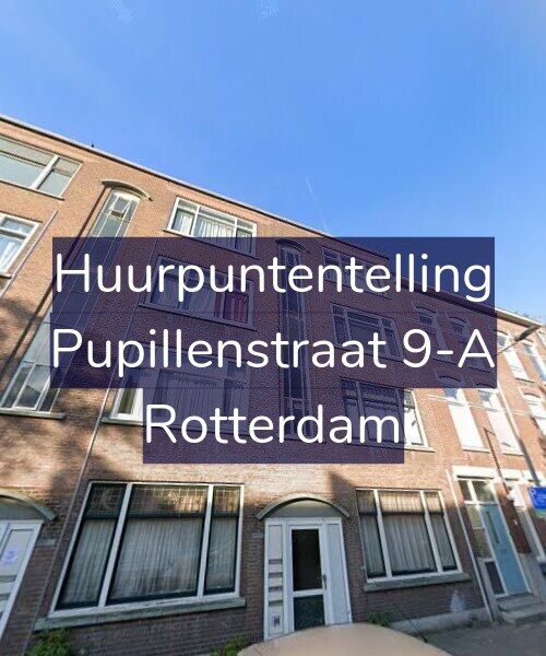 Foto gevel Huurpuntentelling voor Pupillenstraat 9-A, Rotterdam