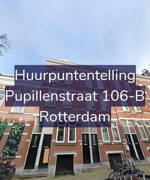 Foto gevel Huurpuntentelling voor Pupillenstraat 106-B, Rotterdam
