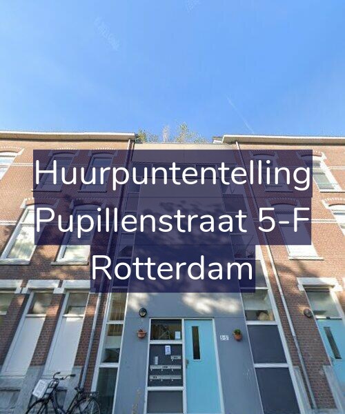 Foto gevel Huurpuntentelling voor Pupillenstraat 5-F, Rotterdam