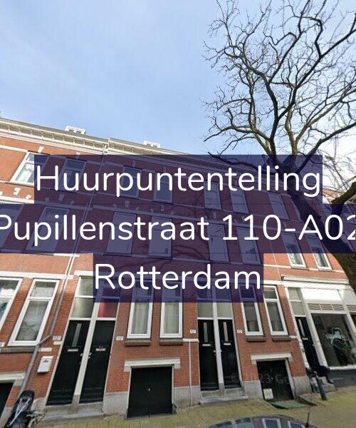 Foto gevel Huurpuntentelling voor Pupillenstraat 110-A02, Rotterdam