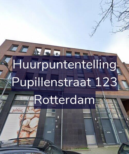 Foto gevel Huurpuntentelling voor Pupillenstraat 123, Rotterdam