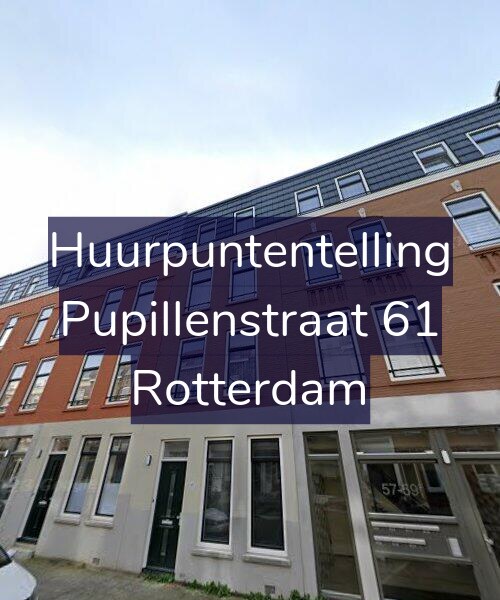 Foto gevel Huurpuntentelling voor Pupillenstraat 61, Rotterdam