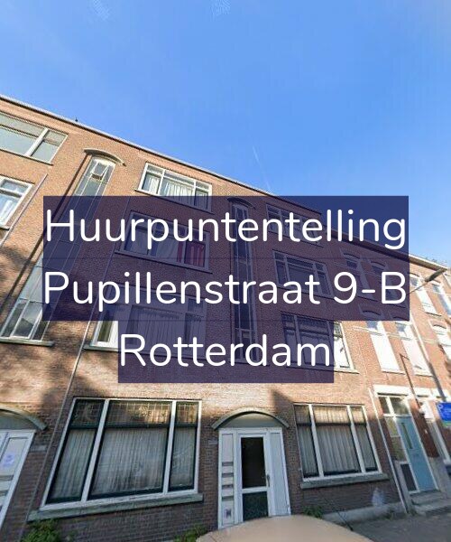 Foto gevel Huurpuntentelling voor Pupillenstraat 9-B, Rotterdam