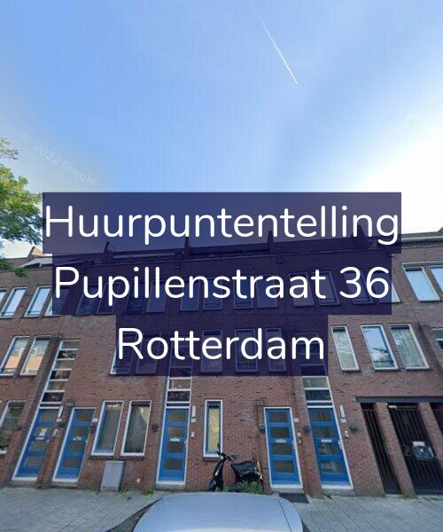 Foto gevel Huurpuntentelling voor Pupillenstraat 36, Rotterdam