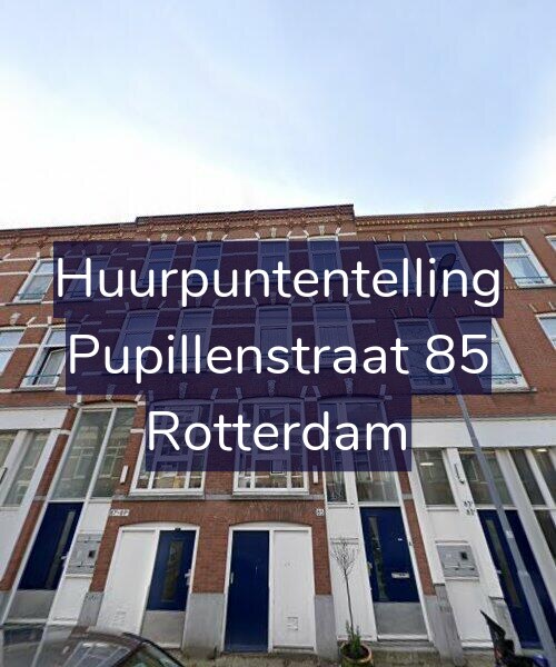 Foto gevel Huurpuntentelling voor Pupillenstraat 85, Rotterdam