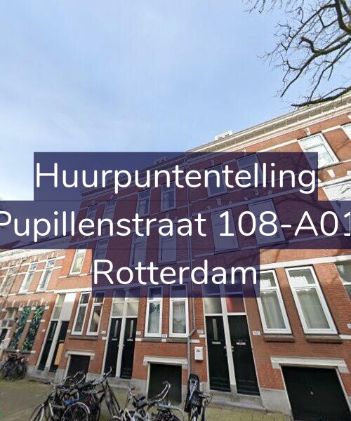 Foto gevel Huurpuntentelling voor Pupillenstraat 108-A01, Rotterdam