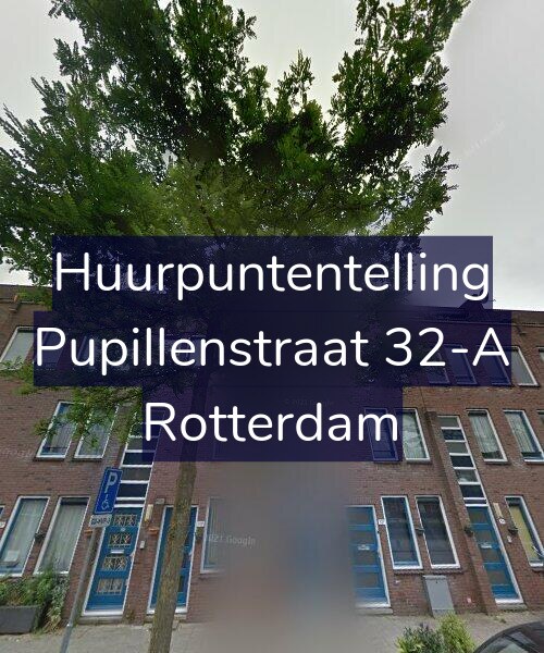 Foto gevel Huurpuntentelling voor Pupillenstraat 32-A, Rotterdam
