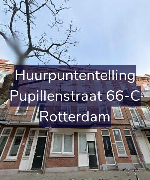 Foto gevel Huurpuntentelling voor Pupillenstraat 66-C, Rotterdam