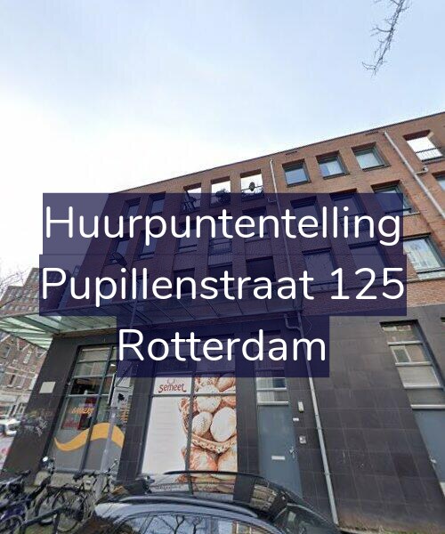 Foto gevel Huurpuntentelling voor Pupillenstraat 125, Rotterdam