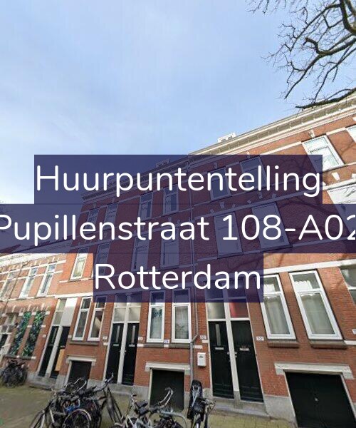 Foto gevel Huurpuntentelling voor Pupillenstraat 108-A02, Rotterdam