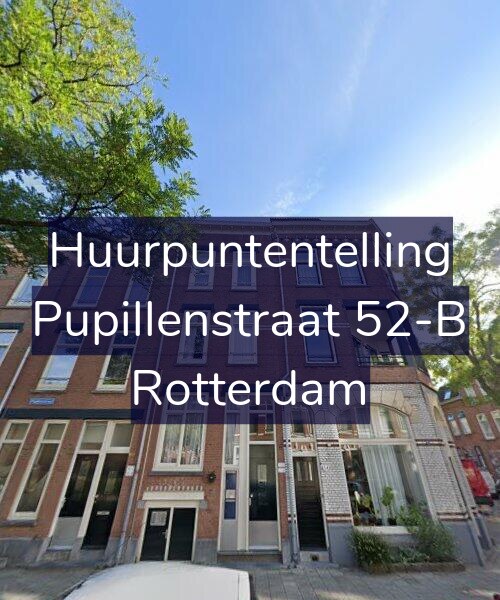 Foto gevel Huurpuntentelling voor Pupillenstraat 52-B, Rotterdam