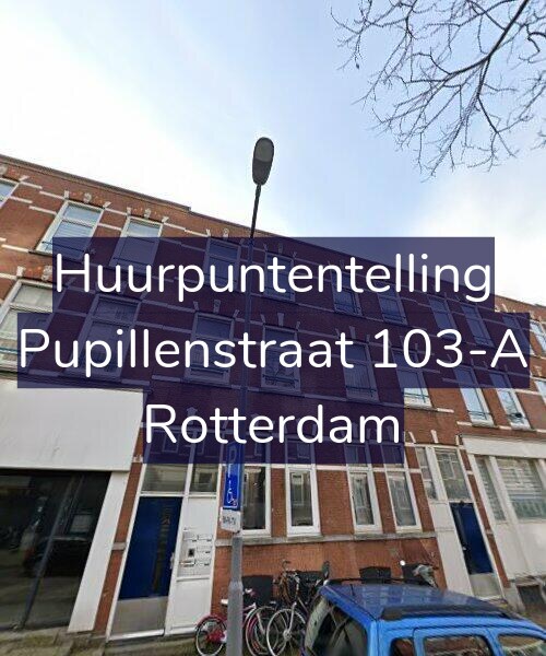 Foto gevel Huurpuntentelling voor Pupillenstraat 103-A, Rotterdam
