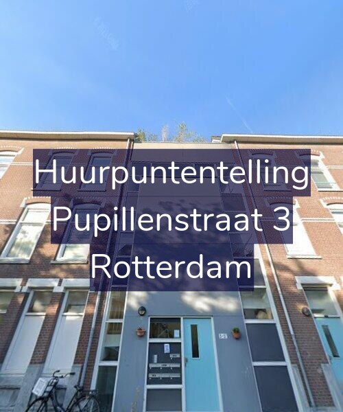 Foto gevel Huurpuntentelling voor Pupillenstraat 3, Rotterdam