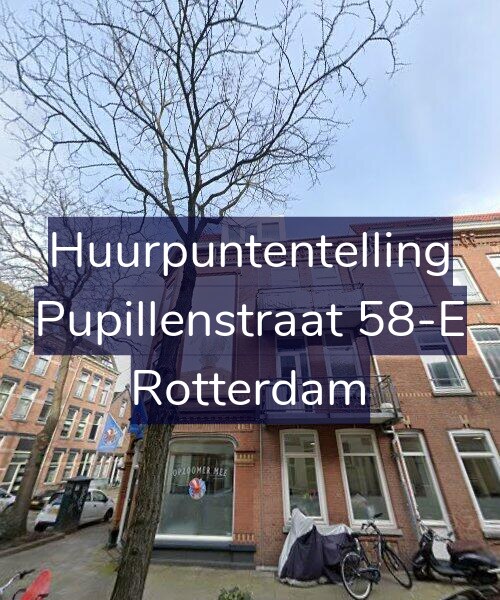 Foto gevel Huurpuntentelling voor Pupillenstraat 58-E, Rotterdam