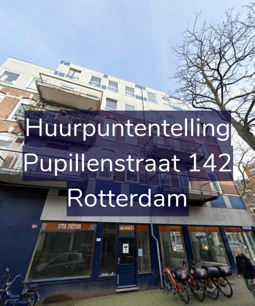 Foto gevel Huurpuntentelling voor Pupillenstraat 142, Rotterdam