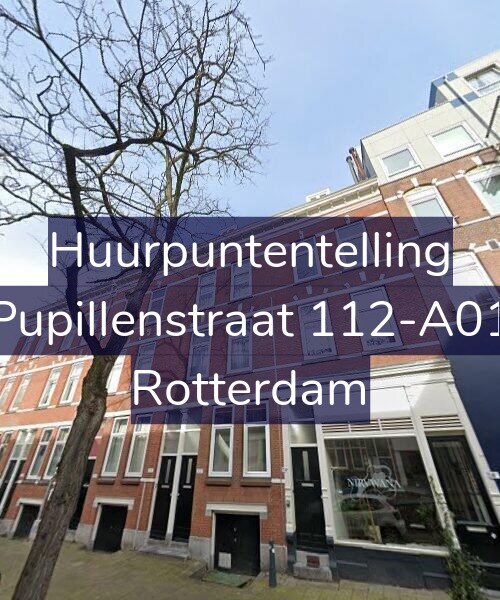 Foto gevel Huurpuntentelling voor Pupillenstraat 112-A01, Rotterdam