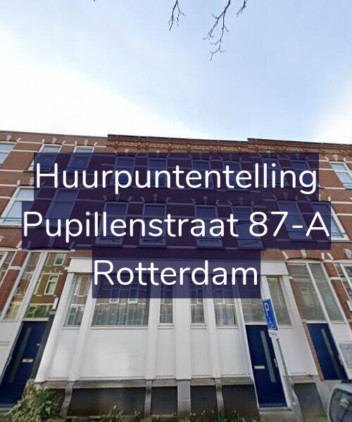Foto gevel Huurpuntentelling voor Pupillenstraat 87-A, Rotterdam