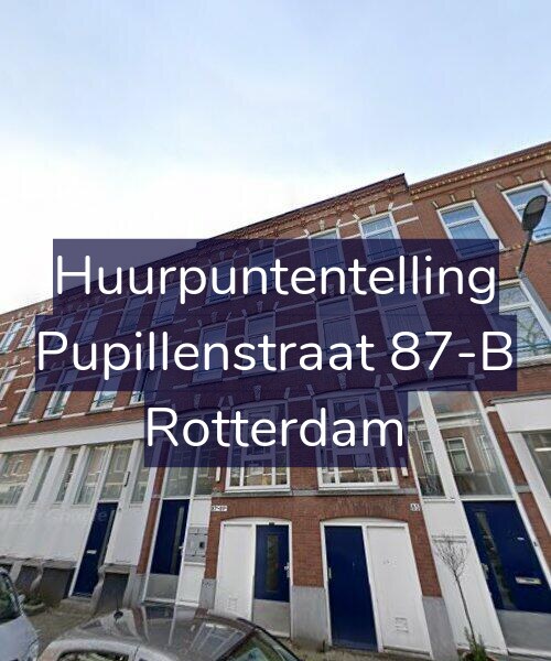 Foto gevel Huurpuntentelling voor Pupillenstraat 87-B, Rotterdam