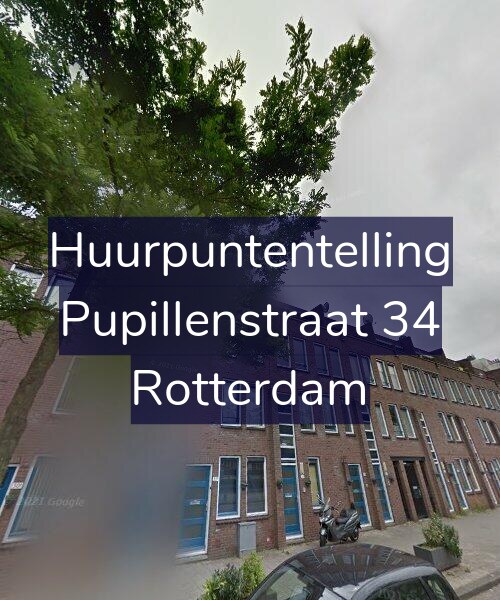 Foto gevel Huurpuntentelling voor Pupillenstraat 34, Rotterdam