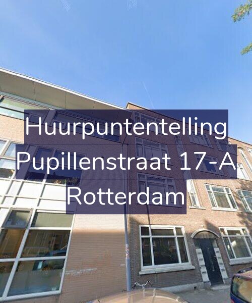 Foto gevel Huurpuntentelling voor Pupillenstraat 17-A, Rotterdam