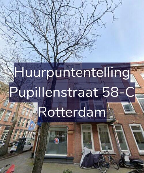 Foto gevel Huurpuntentelling voor Pupillenstraat 58-C, Rotterdam