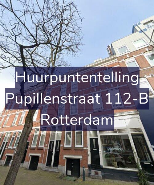 Foto gevel Huurpuntentelling voor Pupillenstraat 112-B, Rotterdam