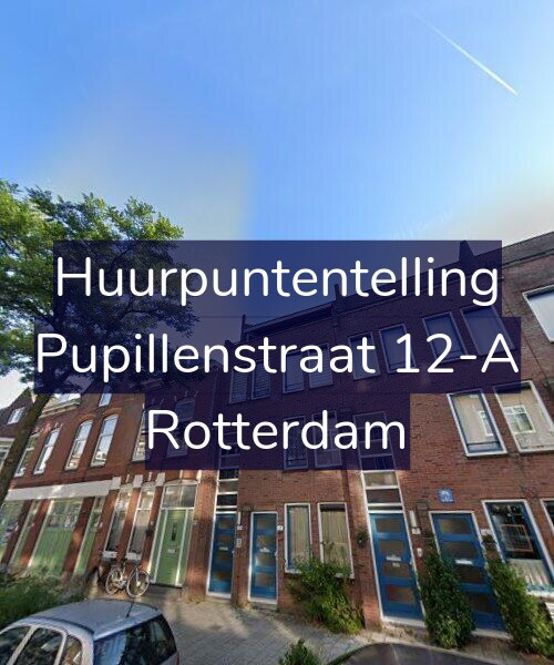 Foto gevel Huurpuntentelling voor Pupillenstraat 12-A, Rotterdam
