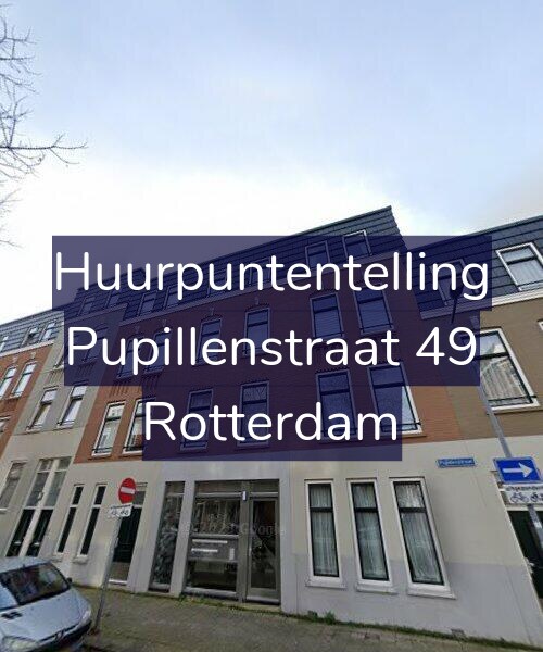 Foto gevel Huurpuntentelling voor Pupillenstraat 49, Rotterdam