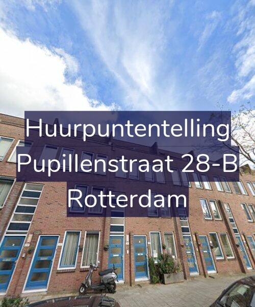 Foto gevel Huurpuntentelling voor Pupillenstraat 28-B, Rotterdam