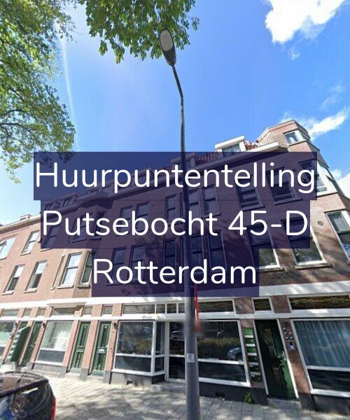 Foto gevel Huurpuntentelling voor Putsebocht 45-D, Rotterdam