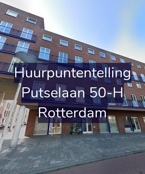 Foto gevel Huurpuntentelling voor Putselaan 50-H, Rotterdam
