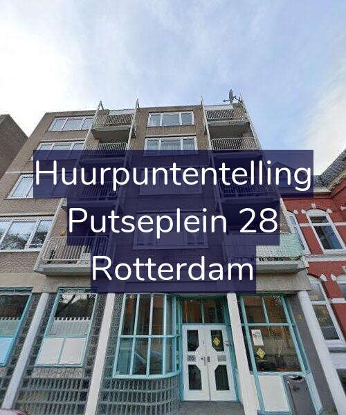 Foto gevel Huurpuntentelling voor Putseplein 28, Rotterdam