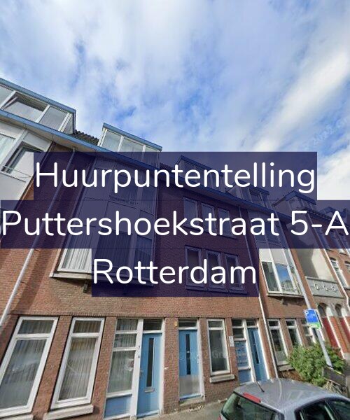 Foto gevel Huurpuntentelling voor Puttershoekstraat 5-A, Rotterdam
