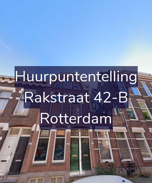 Foto gevel Huurpuntentelling voor Rakstraat 42-B, Rotterdam