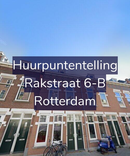 Foto gevel Huurpuntentelling voor Rakstraat 6-B, Rotterdam