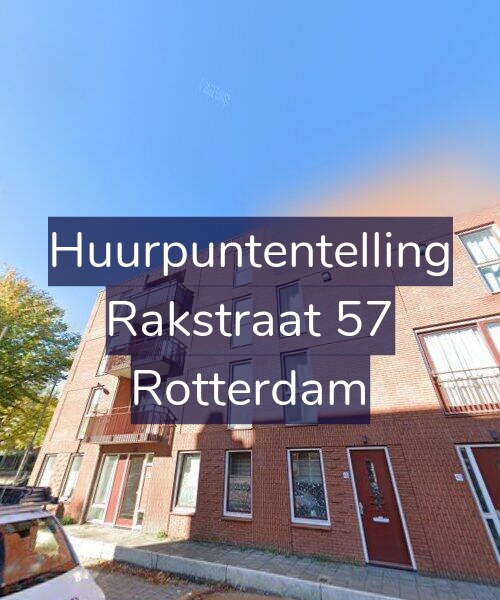 Foto gevel Huurpuntentelling voor Rakstraat 57, Rotterdam
