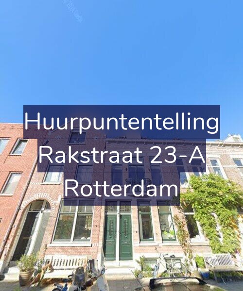 Foto gevel Huurpuntentelling voor Rakstraat 23-A, Rotterdam
