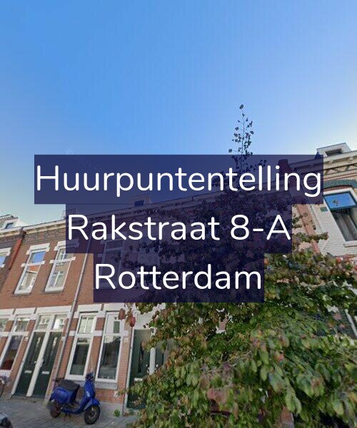 Foto gevel Huurpuntentelling voor Rakstraat 8-A, Rotterdam