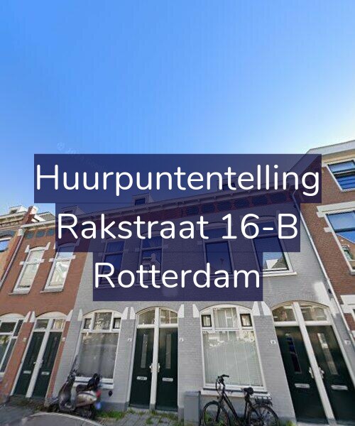 Foto gevel Huurpuntentelling voor Rakstraat 16-B, Rotterdam
