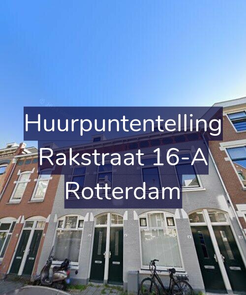 Foto gevel Huurpuntentelling voor Rakstraat 16-A, Rotterdam