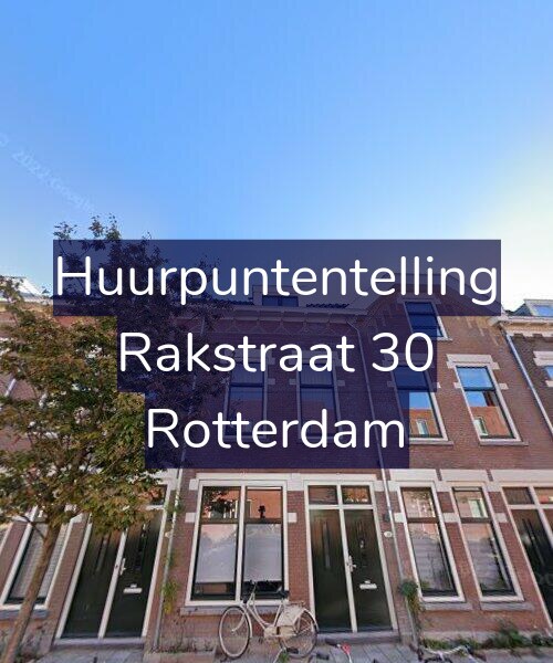 Foto gevel Huurpuntentelling voor Rakstraat 30, Rotterdam