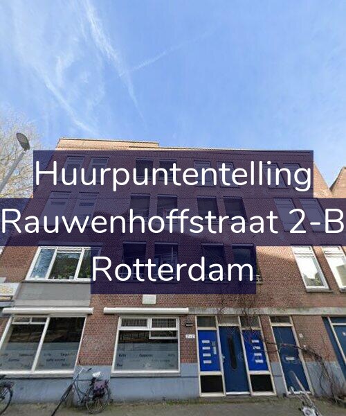 Foto gevel Huurpuntentelling voor Rauwenhoffstraat 2-B, Rotterdam