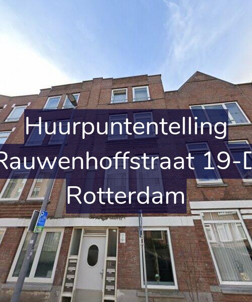Foto gevel Huurpuntentelling voor Rauwenhoffstraat 19-D, Rotterdam