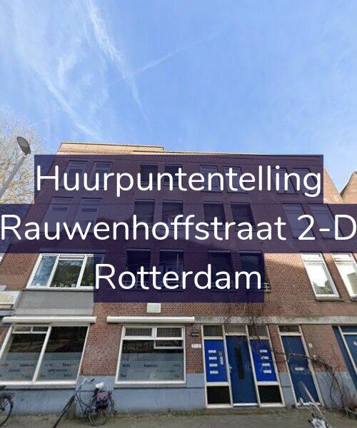 Foto gevel Huurpuntentelling voor Rauwenhoffstraat 2-D, Rotterdam