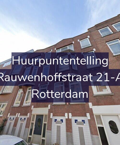 Foto gevel Huurpuntentelling voor Rauwenhoffstraat 21-A, Rotterdam