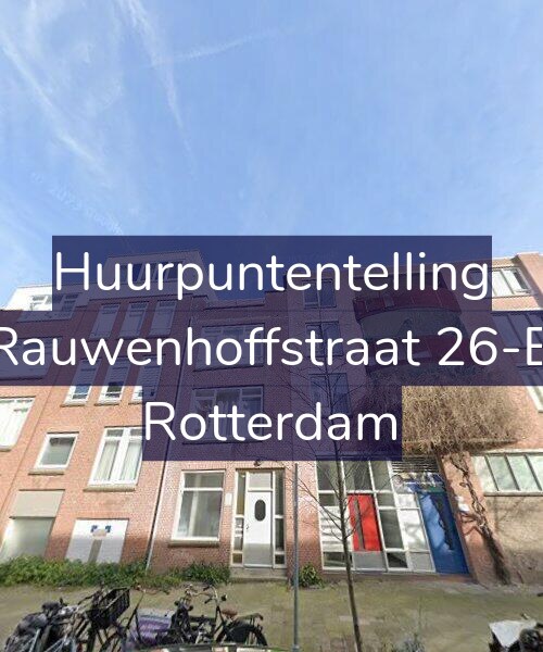 Foto gevel Huurpuntentelling voor Rauwenhoffstraat 26-B, Rotterdam