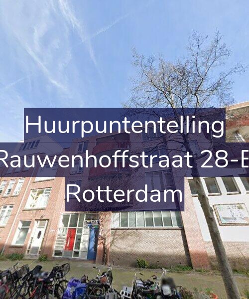 Foto gevel Huurpuntentelling voor Rauwenhoffstraat 28-B, Rotterdam