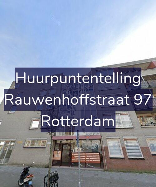 Foto gevel Huurpuntentelling voor Rauwenhoffstraat 97, Rotterdam