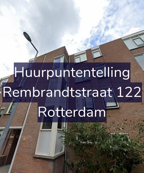 Foto gevel Huurpuntentelling voor Rembrandtstraat 122, Rotterdam